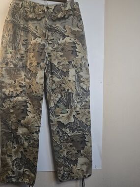Walls Men's Advantage Woodland Camo Cargo Pants - Tan/Green/Brown